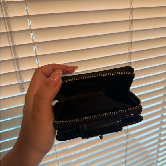 COACH Black Patent Leather Turnlock Wallet - Picture 7 of 7